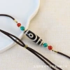 Red beads, black rope bracelet, cultural and artistic Bodhi incense beads, crystal bracelet, national trend details Picture